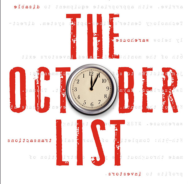 ‘October List’ brings innovation to crime fiction genre