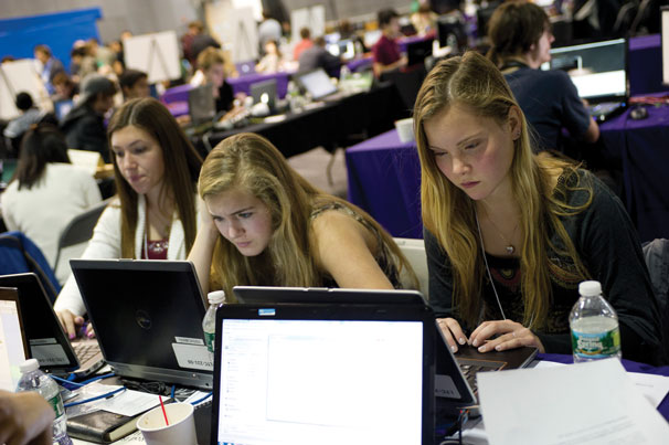 This year's NYU Hackathon is this weekend, from February 19-21. 