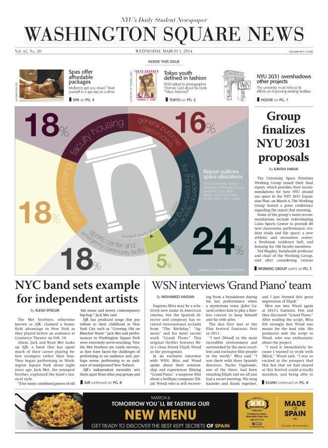 Today's Front Page 03/05/2014