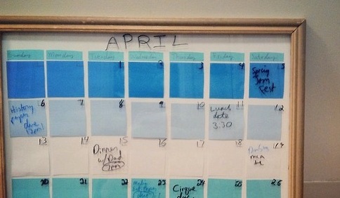 Do it Yourself: PostIt Calendar