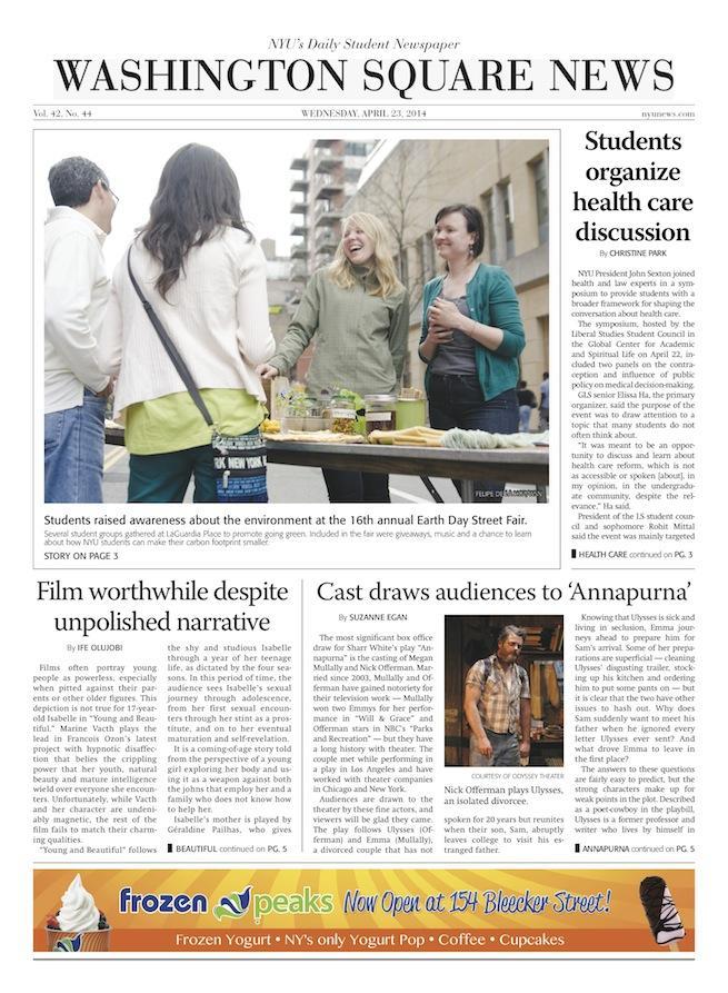 Today's Front Page 4/23/2014