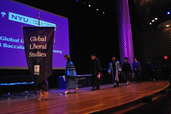 Despite+the+small+number+of+graduates%2C+the+Skirball+Center+for+the+Performing+Arts+buzzed+with+excitement+for+the+Global+Liberal+Studies+commencement.+