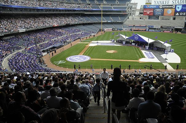 Janet+Yellen+addressed+the+graduating+class+of+2014+at+Yankee+Stadium.+