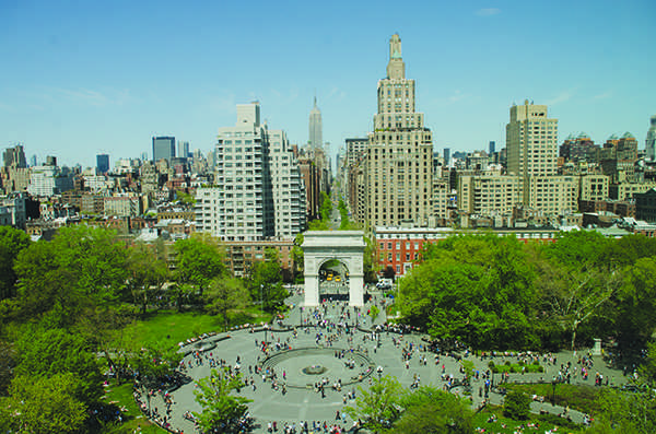 Washington Square Park aerial photo. (WSN File Photo )