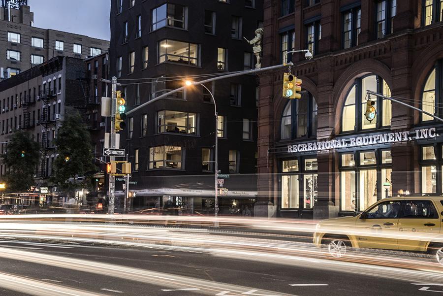 Traffic Cameras Introduced To Promote Safer Driving Washington Square   Traffic Cam Extended Exposure 1 