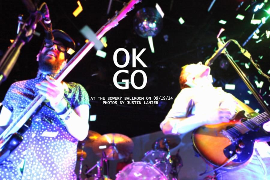 Gallery: OK Go performs at the Bowery Ballroom on September 20th