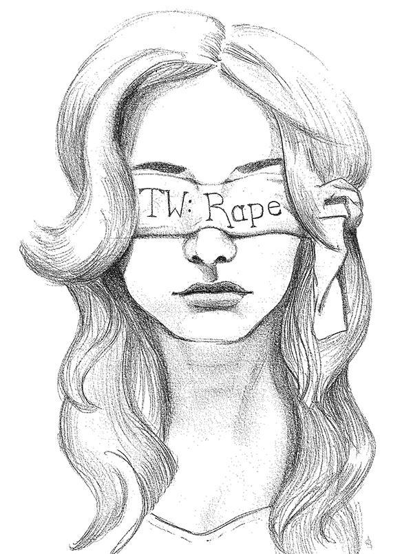 Trigger warnings are references to traumas such as rape and can lead to episodes of PTSD for the reader or viewer.