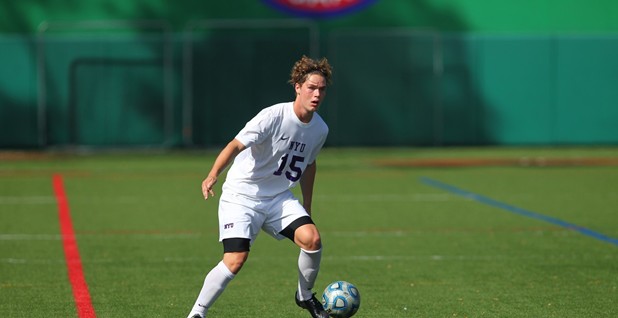 gonyuathletics.com Sophomore midfielder Peter Aasa recorded an assist on Tuesday afternoon against New Jersey City University.