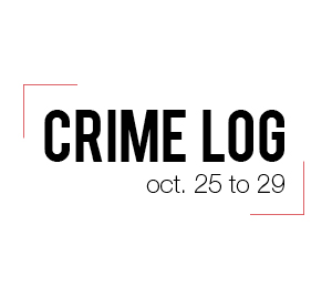Crime Log: Oct. 25-29