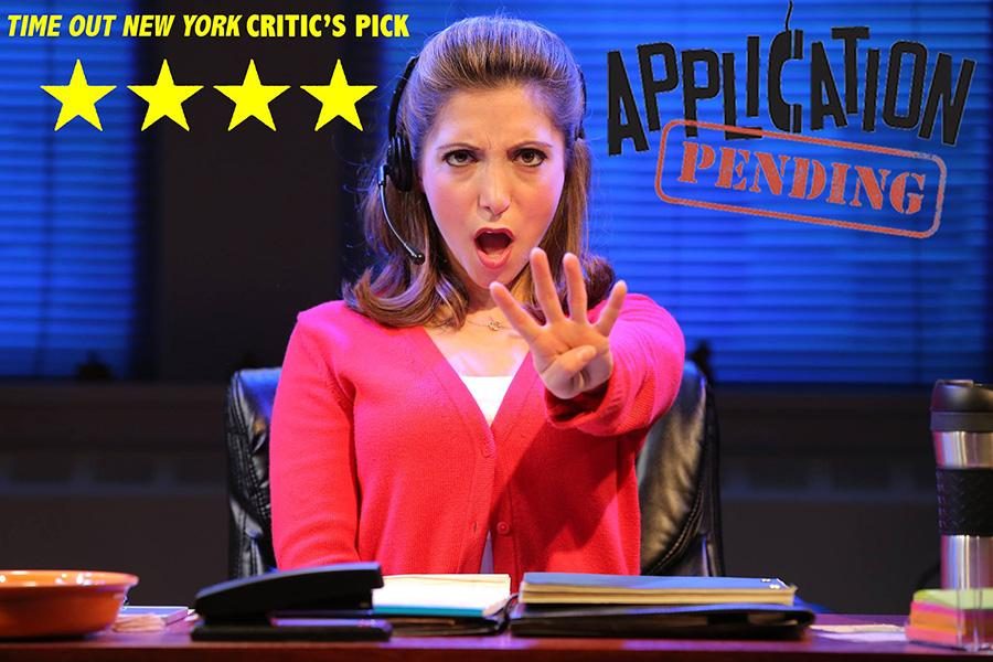 Christina Bianco tackles over forty different roles in Broadways latest musical, Application Pending.