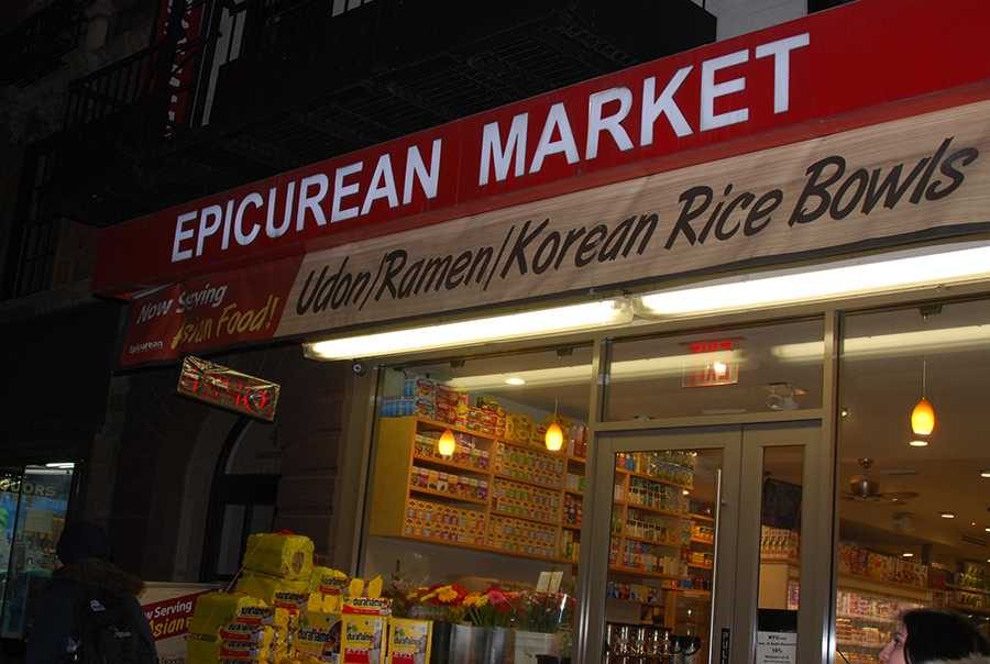Epicurean Market on University Place is one of many bodegas in New York City. 