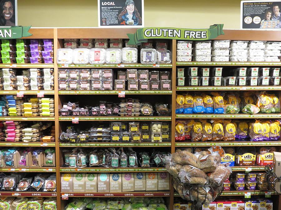 Whole Foods offers a variety of gluten-free groceries and snacks.
