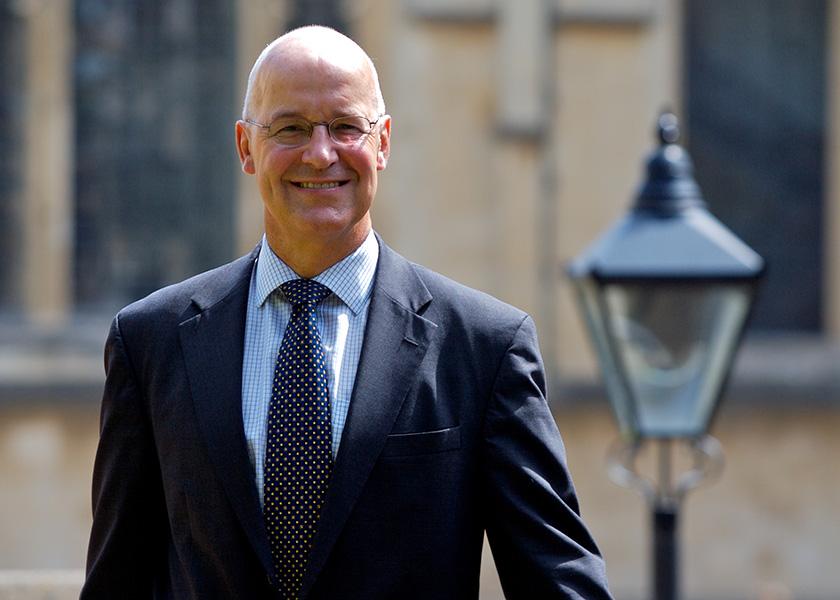Andrew Hamilton, who will succeed John Sexton as the university president, served as Vice-Chancellor of the University of Oxford starting 2009.