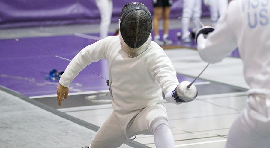 John Cramerus went 15-8 on Sunday to place ninth overall in epee.
