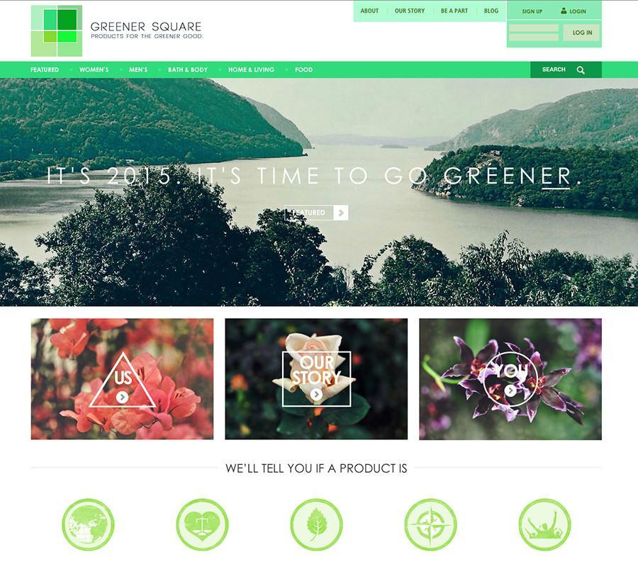 Jake Madoff’s site, Greener Square, features environmentally conscious products.
