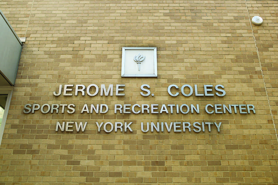 The NYU Coles sports center before the construction.