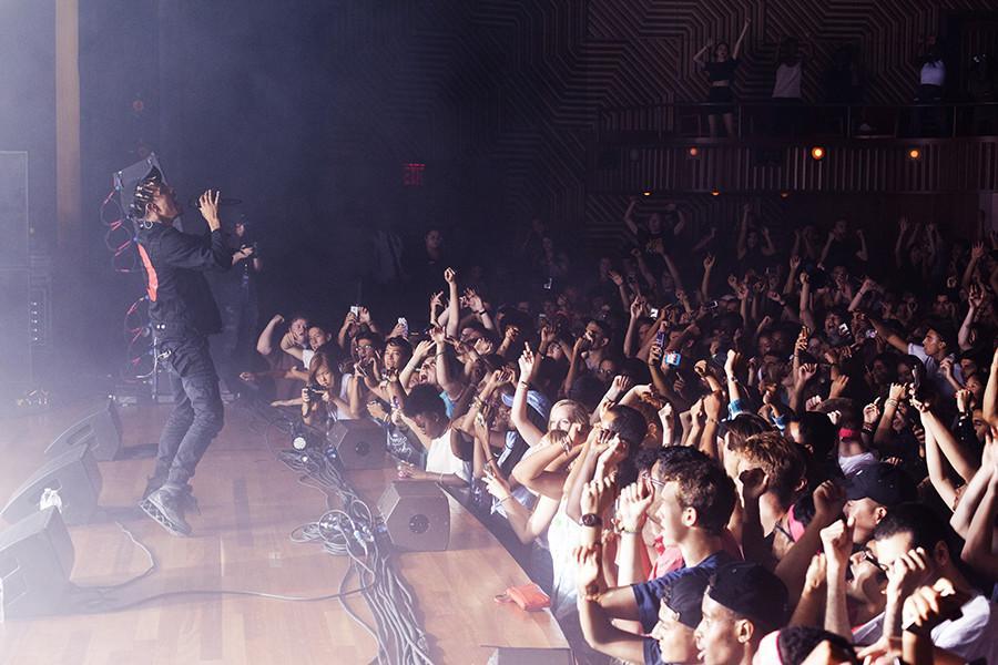 Vic Mensa performs at the Welcome Week Mystery Concert 