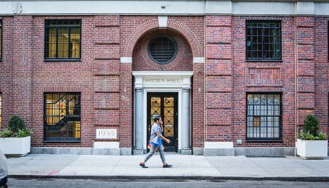 Hayden Hall has held its name since 1957, four years after NYU acquired the former hotel and apartment buildings.