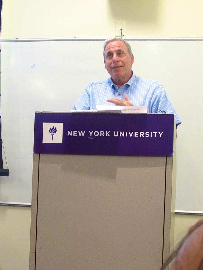 Professor Bruce Bueno de Mesquita discusses the Iran Nuclear deal with the NYU Politics Society 