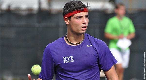 Junior Umberto Setter, the lone Violet remaining in the singles draw, lost to Renssalaer Polytechnic Institutes Tristan Wise 6-3, 6-4 in the Round of 16.

