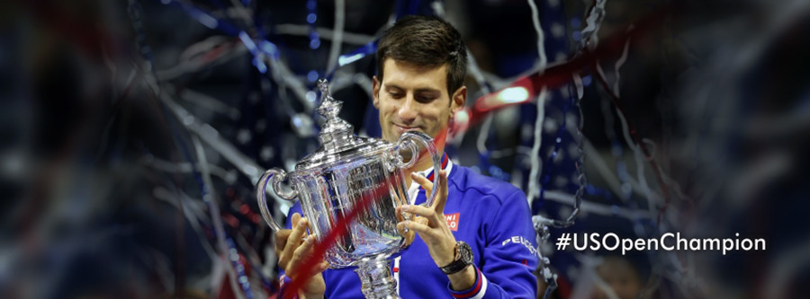 Novak Djokovic won the U.S. Open in four sets. 