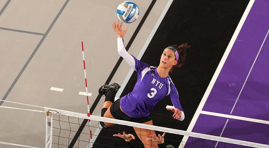 Frias had a pair of double-digit-kill matches for the Violets on Saturday.
