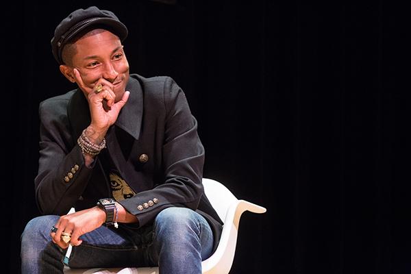 Pharrell Williams is elusive campus icon