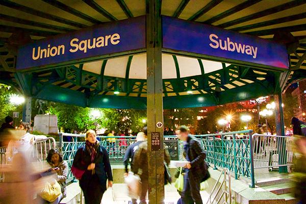 Union Square station, a transportation hub for hundreds of university students and intersection of seven train lines, teems with commuters at all hours. 