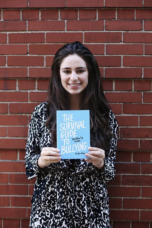 In her efforts to stop bullying, NYU sophomore Aija Mayrock has published a book “The Survival Guide to Bullying: Written by a Teen”. 