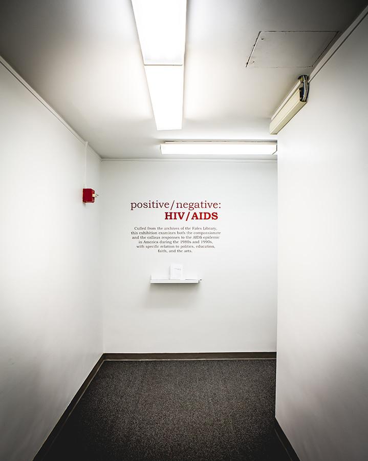 Curated+by+Brent+Phillips%2C+the+positive%2Fnegative%3A+HIV%2FAIDS+exhibition+is+currently+on+display+on+the+3rd+floor+of+Bobst+Library+at+the+Fales+Library.