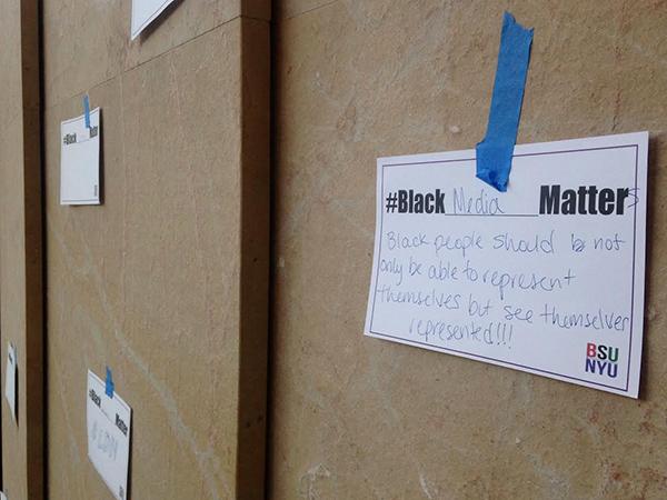 The Black Student Union presented The Black Presence Campaign in Kimmel.