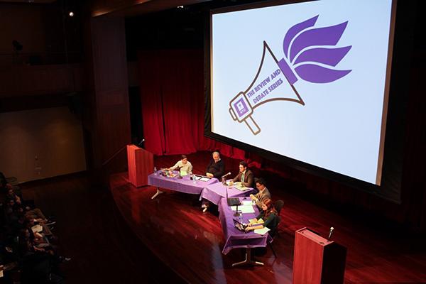 The Sexton Debate: Is Religion a Force for Good in Global Society was held at the Kimmel Center 27th October, 2015.
