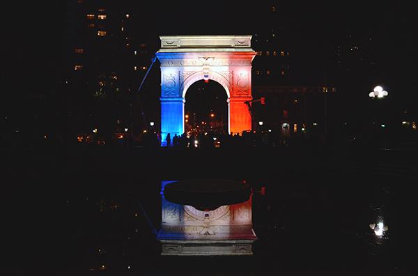 The Washington Square Arch was lit up to mirror the flag of Paris following last year's attacks on the Charlie Hebdo headquarters. A new HBO documentary looks back on the tragic days.