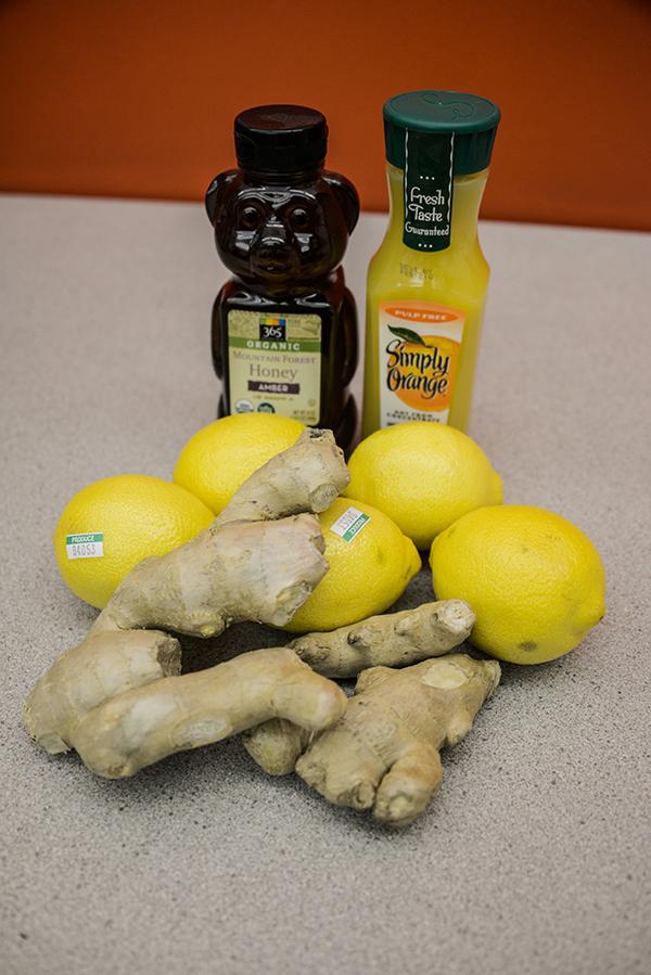 Lemon, Honey, Ginger and orange juice are some popular, simple and effective remedies during the flu season. 
