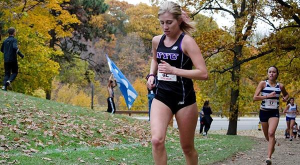 Senior Captain Lily Corsaro was NYU's top finisher, with 29th place, on Saturday's NCAA Regional Championship.