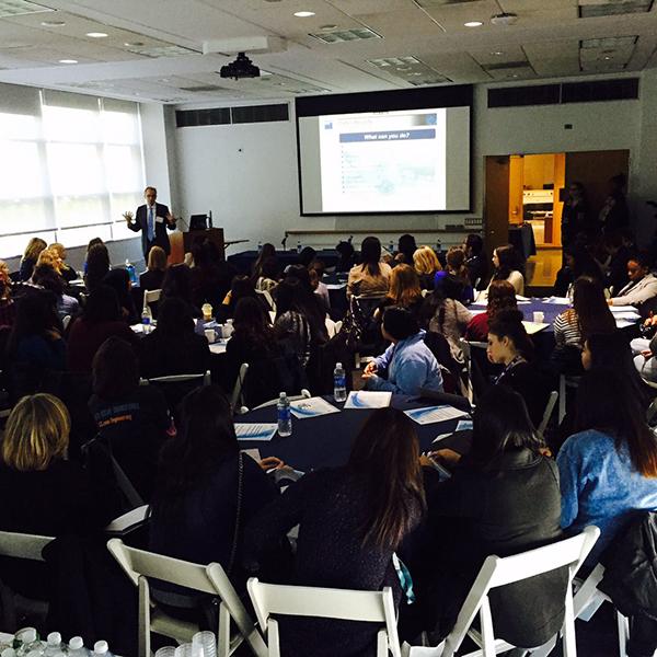 A workshop on cyber security careers for women took place at this year's Cyber Security Awareness Week. 