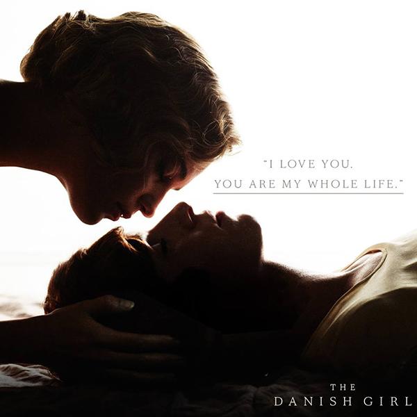 Alicia Vikander and Eddie Redmayne star in Tom Hooper’s new film “The Danish Girl”. 