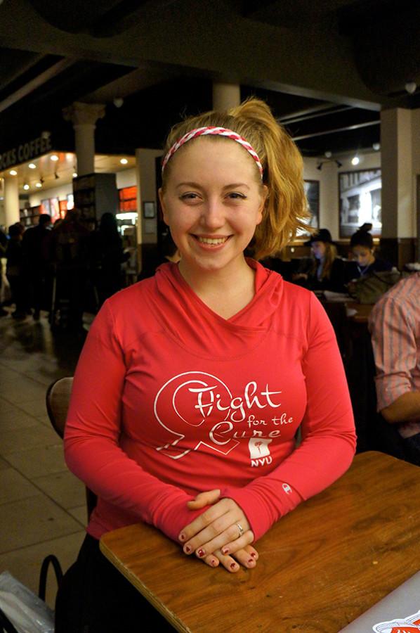 Johanna Rachel Mullen, a junior at Tisch, works multiple jobs on campus. 