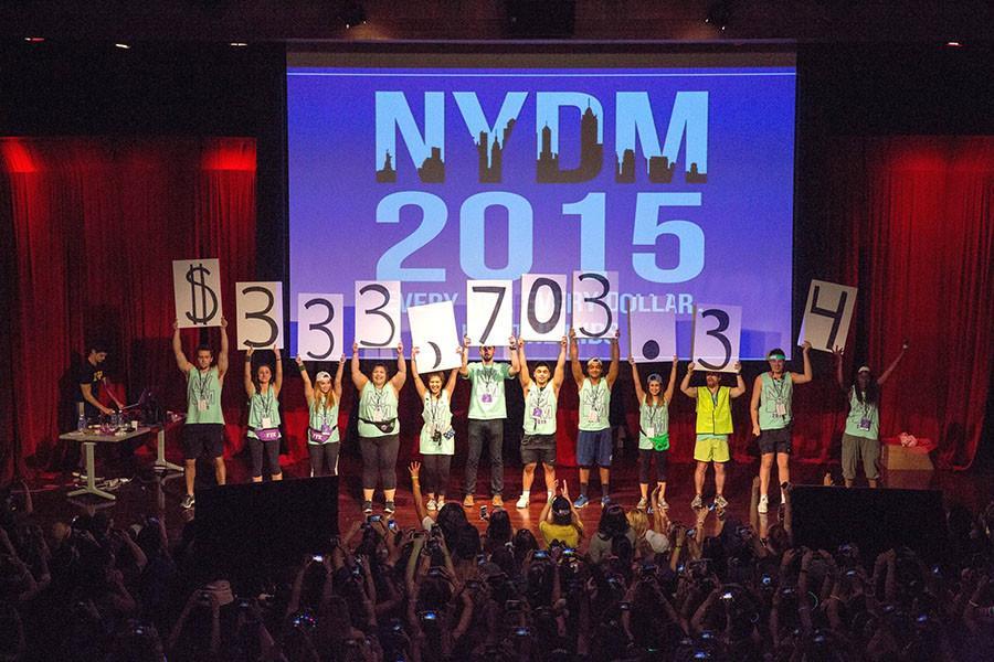 NYUs Dance Marathon raised over $300 for the B+ foundation, which seeks to find a cure and treat childhood cancer. 