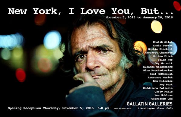 “New York, I Love You, But…” is an art exhibition on the changing landscape of New York hosted by Gallatin and is on view until Jan. 26 at the Gallatin Galleries in 1 Washington Place.