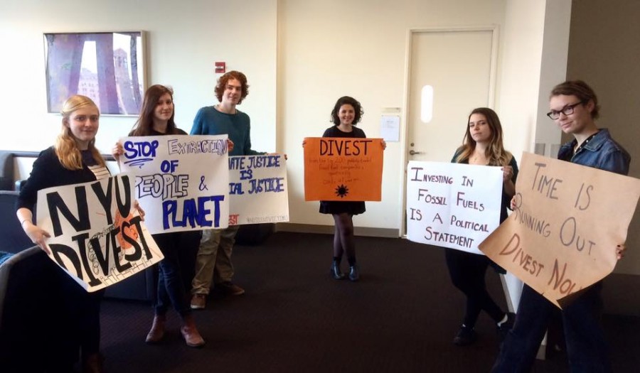 Members NYU Divest met with NYUs Board of Trustees Subcommittee to discuss fossil fuels.