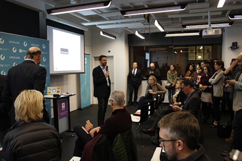 Frank Rimalovski, Director of the Mark and Debra Leslie Entrepreneurs Lab, introduces NYU’s newest entrepreneurship initiative, the Blackstone Launchpad.