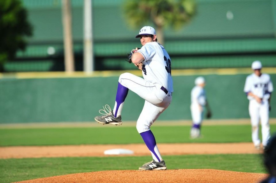 NYU baseball pitcher, Marshall Kramsky, is back after a long recovery following a Tommy John surgical procedure. 