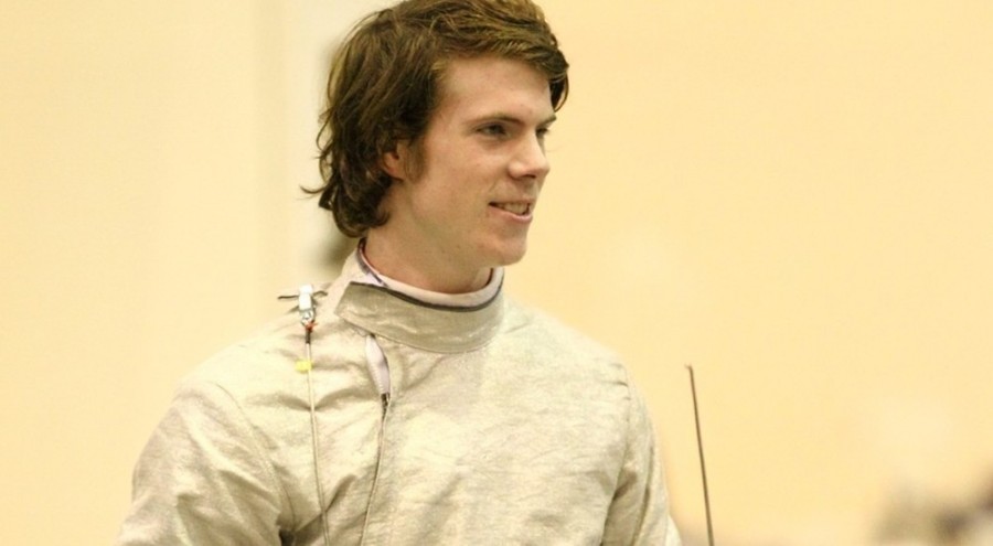 Freshman Grant Williams led the mens fencing team with 8-0 in sabre. 