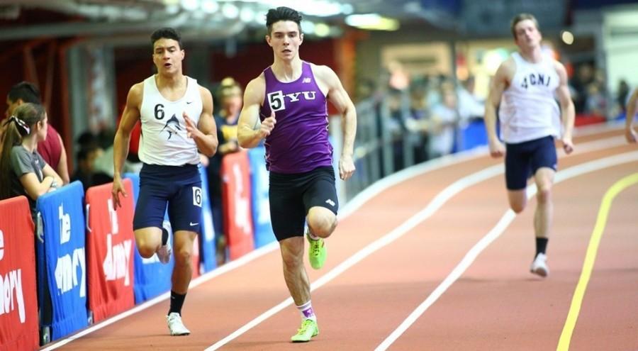 Men’s track and field competed in Boston at Boston University’s Valentine’s Invitational.