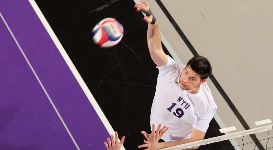 NYU mens volleyball was defeated by Stevens Institute of Technology in three straight sets. 