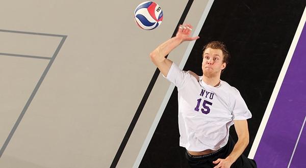 Colin LaPorte led the NYU mens Volleyball team with 18.5 points and 16 kills on Saturday.