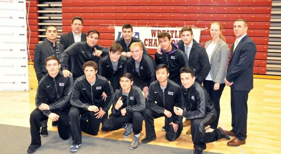 The NYU Wrestling team won its fifth straight UAA title this weekend in Cleveland, OH. 