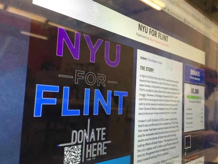 The Black Students Unions NYU for Flint fundraiser has raised more than $5,000 in the last month.