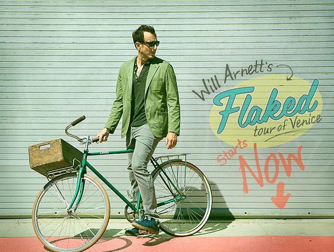 Flaked is the new Netflix series created by and starring Will Arnett as the lead.